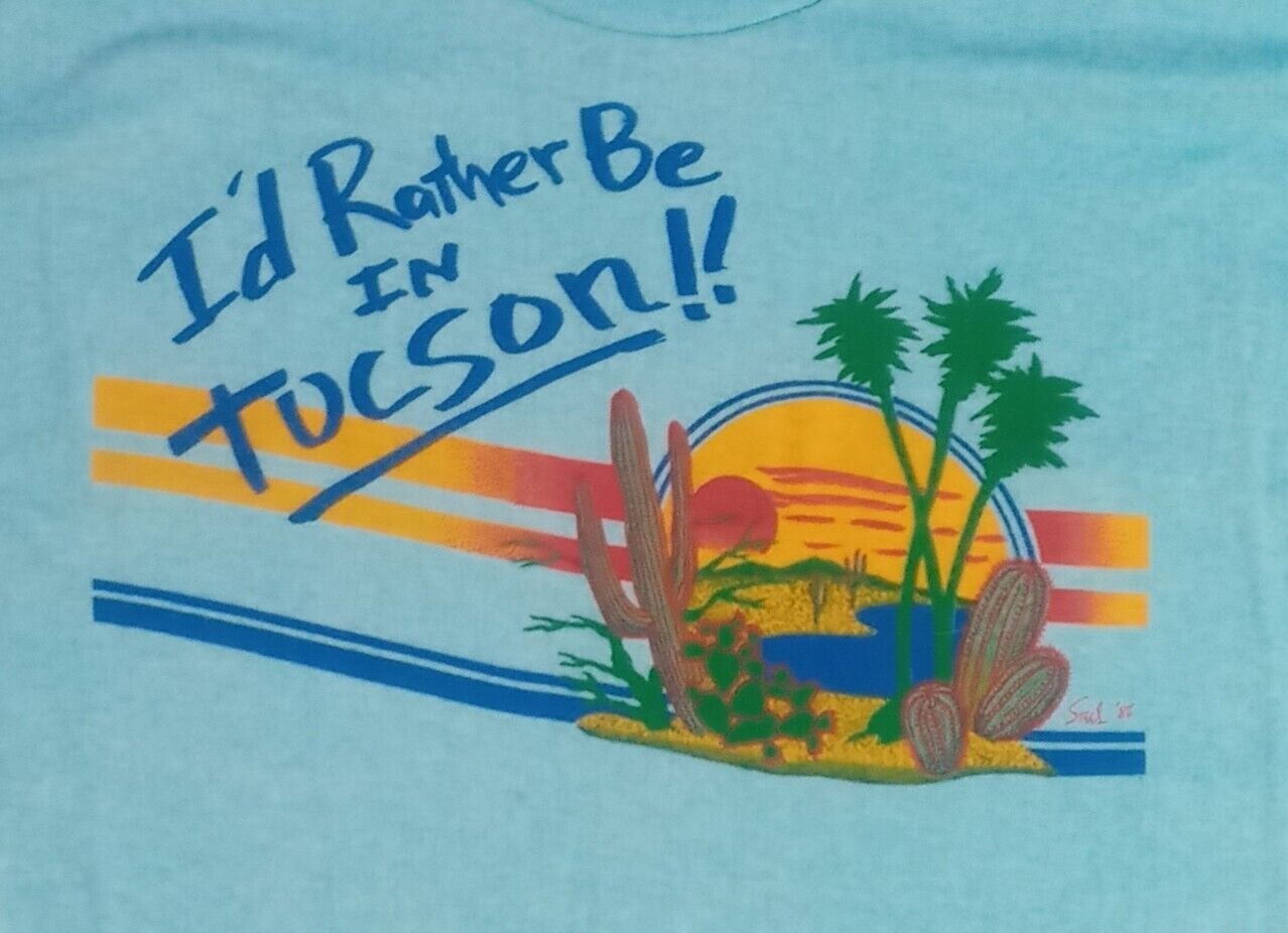 vintage 80s single stitch Tucson Arizona t-shirt souvenir 50/50