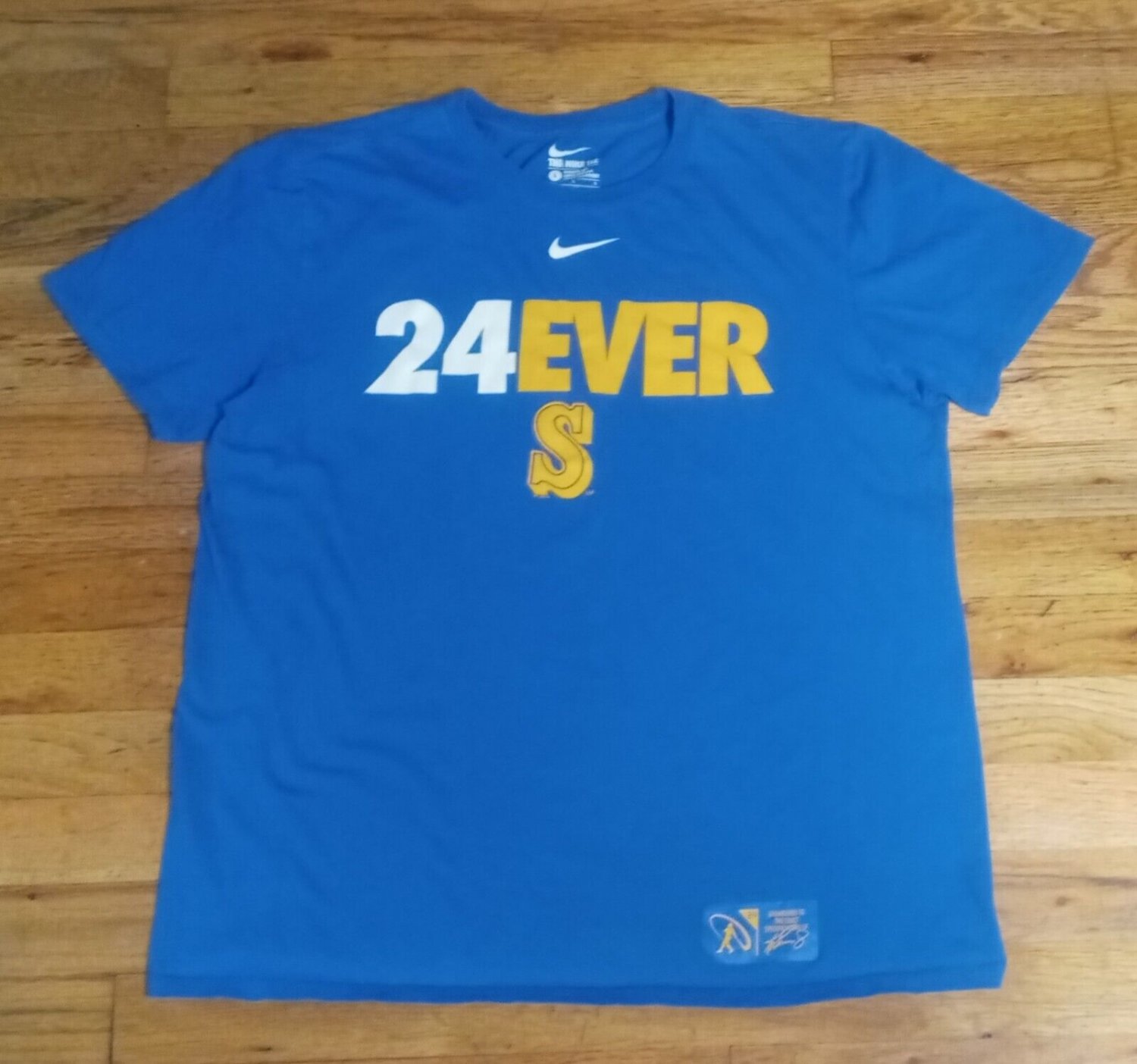 Nike Seattle Mariners Ken Griffey Jr 24Ever t-shirt old school logo baseball