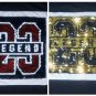 Michael Jordan Chicago Bulls 23 Legend Gold Victorious t shirt L sequence flip
