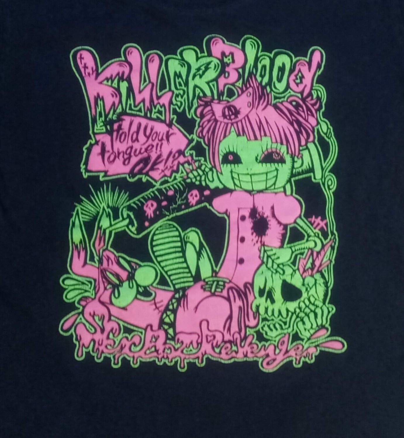 vintage Sex Pot ReVenGe Killer Blood Japanese Street Punk Japan t shirt Metal Go