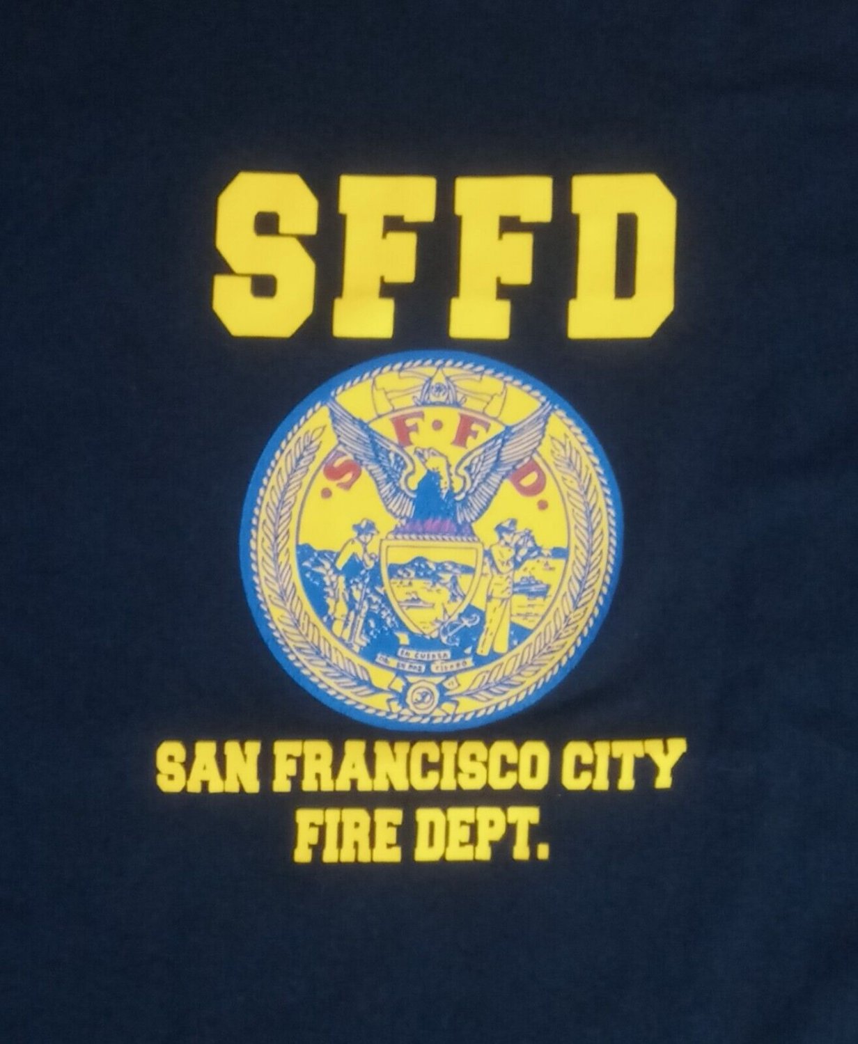 vintage San Francisco Fire Department t-shirt 49ers Giants Warriors