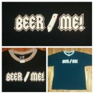 vintage Beer Me AC/DC Font can opener t shirt college party spring break