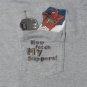 Vintage Scooby Doo Fetch My Slippers Pocket Embroidered T Shirt XXXL Warner Bros