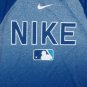 Nike Baseball Raglan Los Angeles Dodgers blue fade shirt dri-fit athletic cut