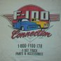 vintage single stitch Ford F-100 Pick Up Truck Parts Accessories t-shirt Chevy