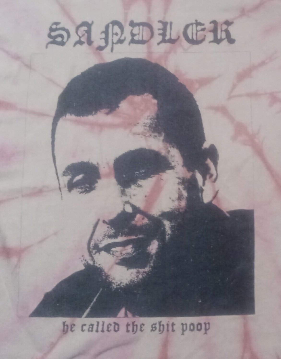 vintage Adam Sandler Billy Madison he called the it poop tie dye t-shirt goth
