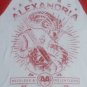 Asking Alexandria Raglan concert t-shirt hard guitar rock