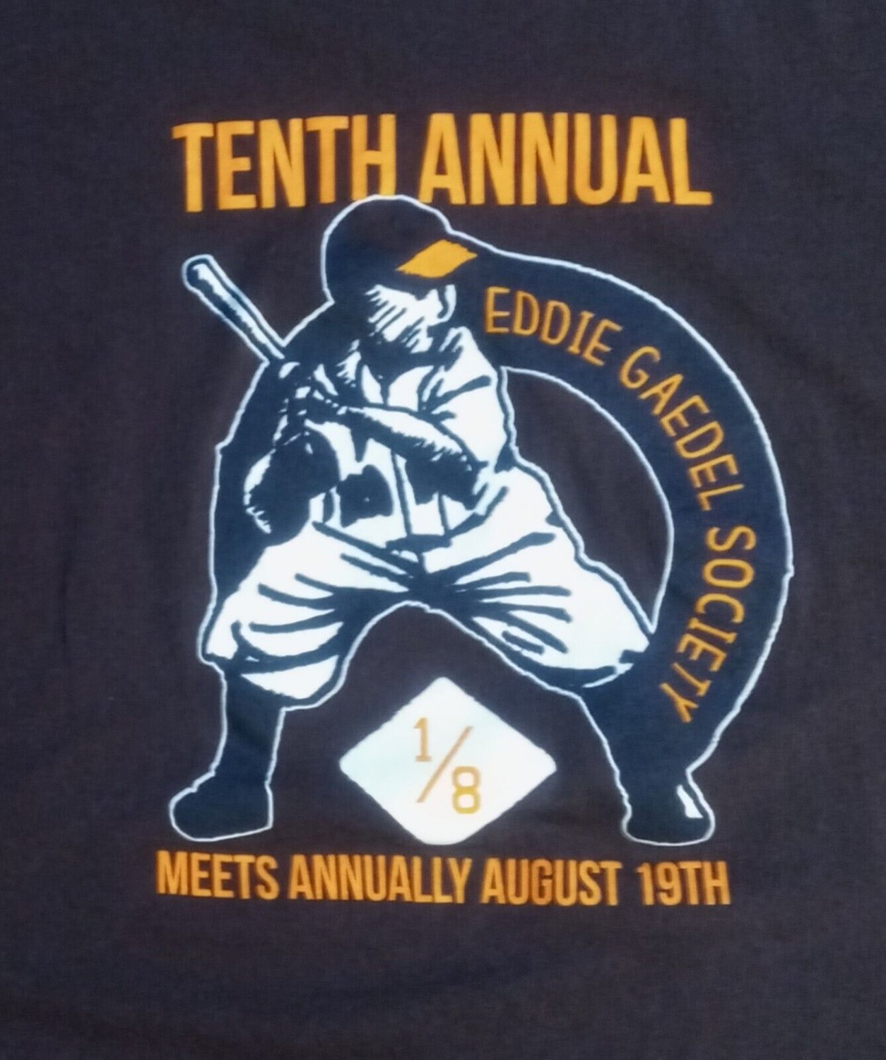 St Louis Browns Eddie Gaedel Baseball History t-shirt XL Baltimore Orioles