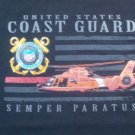 United States Coast Guard Semper Paratus Helicopter t-shirt USCG military