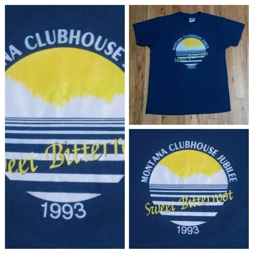 vintage Montana t-shirt Sweet Bitterroot Sunrise Sunset Souvenir outdoor