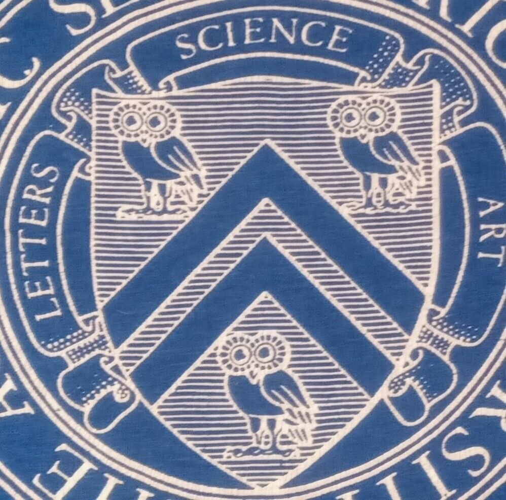 vintage single stitch Rice University Owls t shirt L crest seal college football