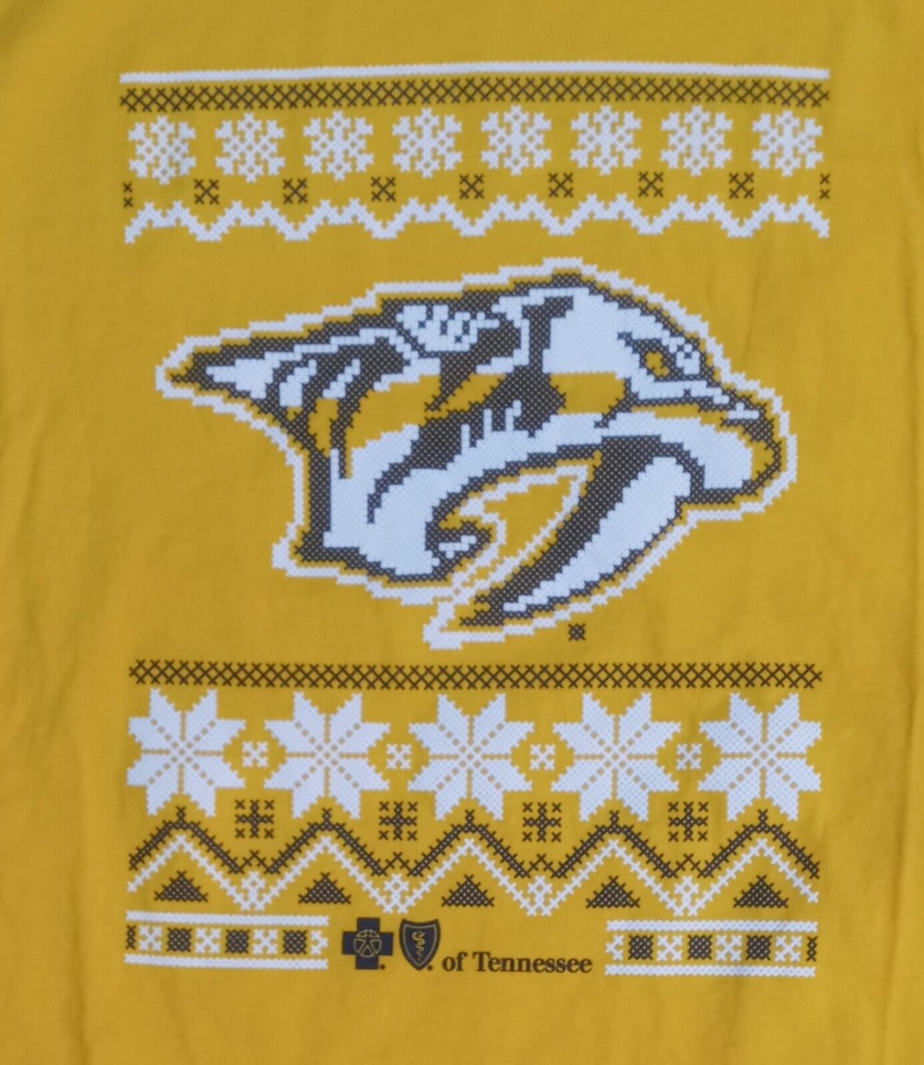Nashville Predators Ugly Christmas t shirt XL NEW nwot NHL Hockey football