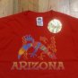 vintage Arizona Rainbow Gecko Lizard desert souvenir t shirt M 50/50 NEW