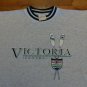 vintage Victoria Canada Rowing t-shirt Row Oars Souvenir ringer boat boating