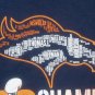 Denver Broncos horse head roster super bowl 50 t shirt XL champs Peyton Manning