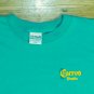 vintage deadstock Jose Cuervo Tequila t-shirt puffy ink alcohol beer turquoise