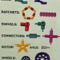 Jaw Bones Lot The Buildable Art System over 450 Pieces and 2 Manuals