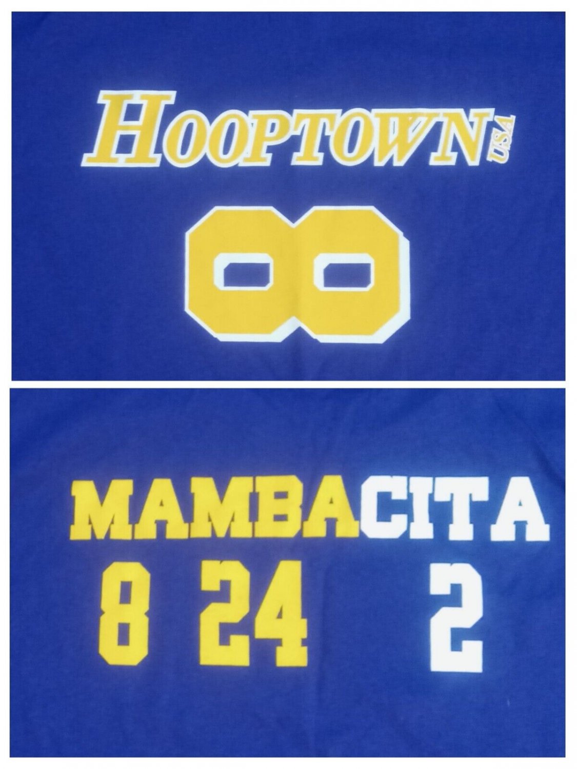 Hooptown USA Kobe Forever t-shirt NEW Mamacita 8 24 2 Los Angeles Lakers colors