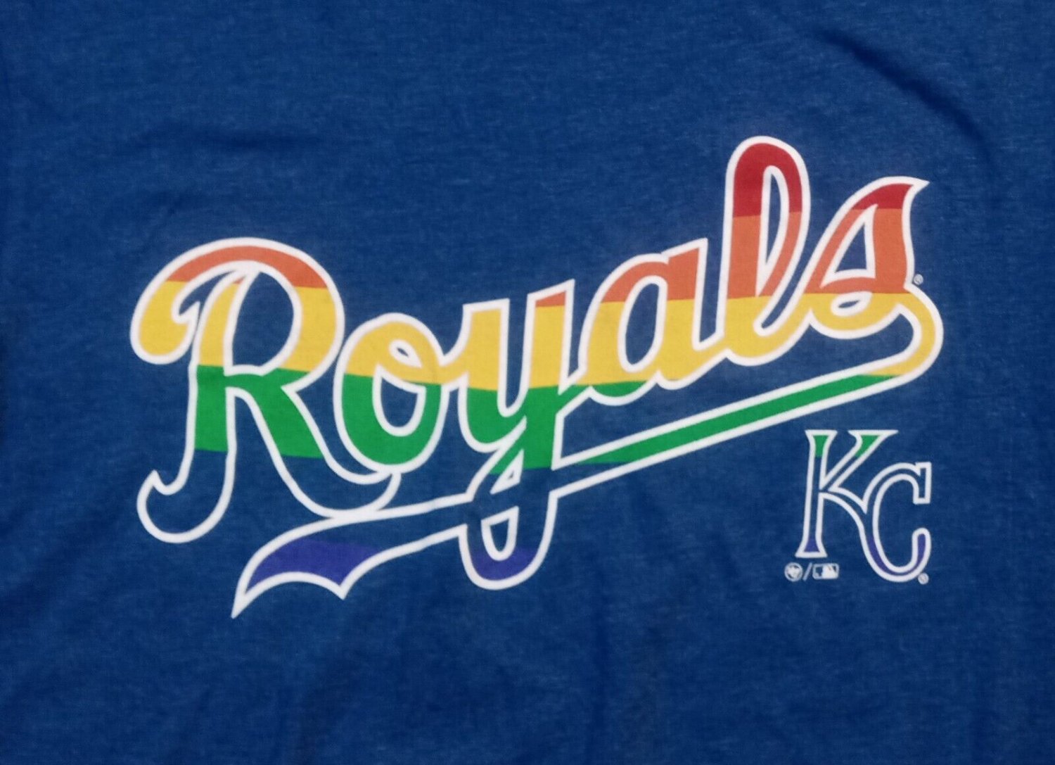 Kansas City Royals Pride Rainbow t-shirt NEW nwt baseball Chiefs