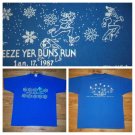 vintage 80s single stitch Polar Bear Run t shirt 50/50 Marathon Freeze Your Buns