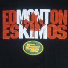Vintage Edmonton Eskimos Canadian Flag Football t-shirt Canada Oilers NHL