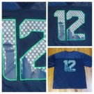 Seattle Seahawks 12th Space Needle City scape logo Jersey 2XL NEW Geno Smith