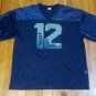 Seattle Seahawks 12th Space Needle City scape logo Jersey 2XL NEW Geno Smith