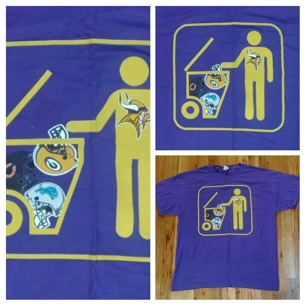 Minnesota Vikings NFC Central Rival t shirt funny Trash Litter football