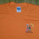 vintage embroidered Jimmy Buffett Fan Club t-shirt Seattle Parrot Heads guitar
