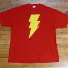 vintage 2000 Shazam Lighting Bolt t-shirt deadstock DC Comics superman batman