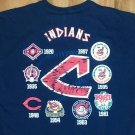 Cleveland Indians Historic Moments t-shirt XL baseball cavaliers