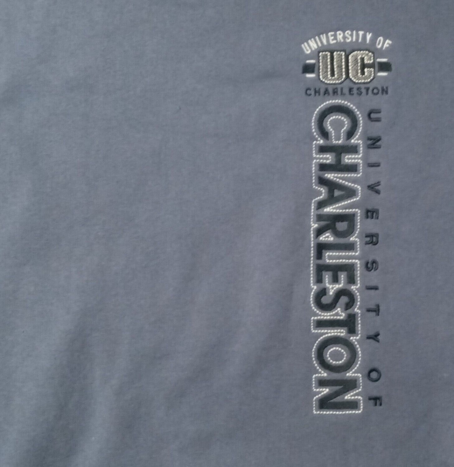 vintage college sweatshirt Dead stock shirt University Charleston embroidered