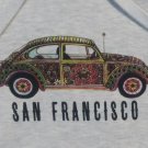San Francisco Flower Power VW Love Bug Hoodie Sweatshirt grateful dead hippie