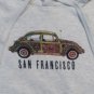 San Francisco Flower Power VW Love Bug Hoodie Sweatshirt grateful dead hippie