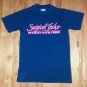 vintage single stitch Nurse Surgical Tech Doctor blue t shirt Small tight fit