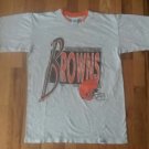 vintage Cleveland Browns Football t shirt Medium orange ringer