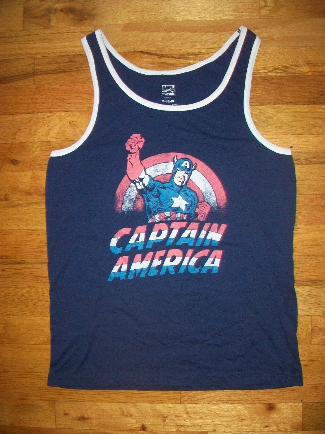 Captain America Tank Top Muscle t-shirt Marvel Comics Avengers super hero