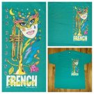 vintage single stitch New Orleans Mardi Gras French Quarters t shirt XL 50/50