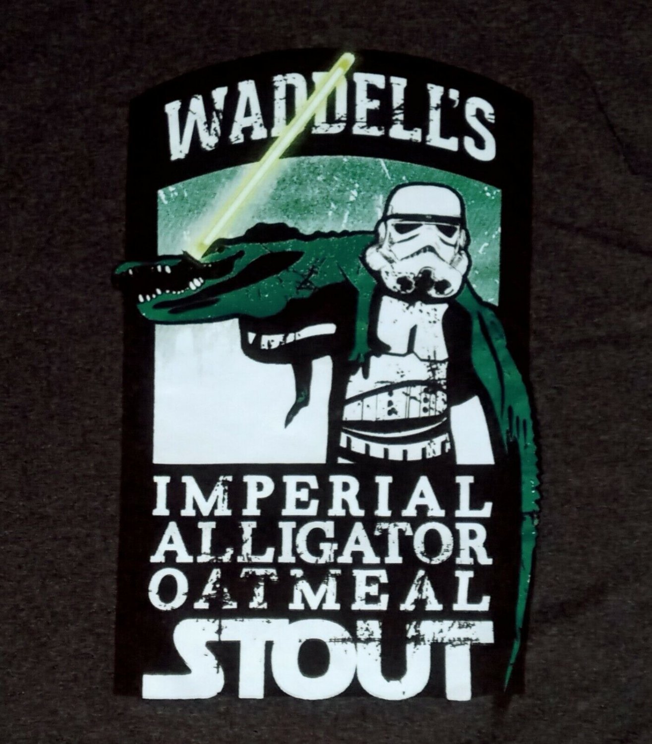 Star Wars Beer Stormtroopers Imperial Alligator Stout t-shirt 50/50 cot/poly NEW