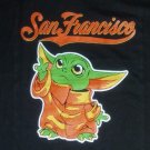 Star Wars Baby Yoda San Francisco 49ers colors t-shirt NEW nwot football