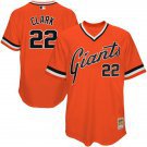 22 Jack Clark Jersey Old Classic Style Orange Shirts Uniform