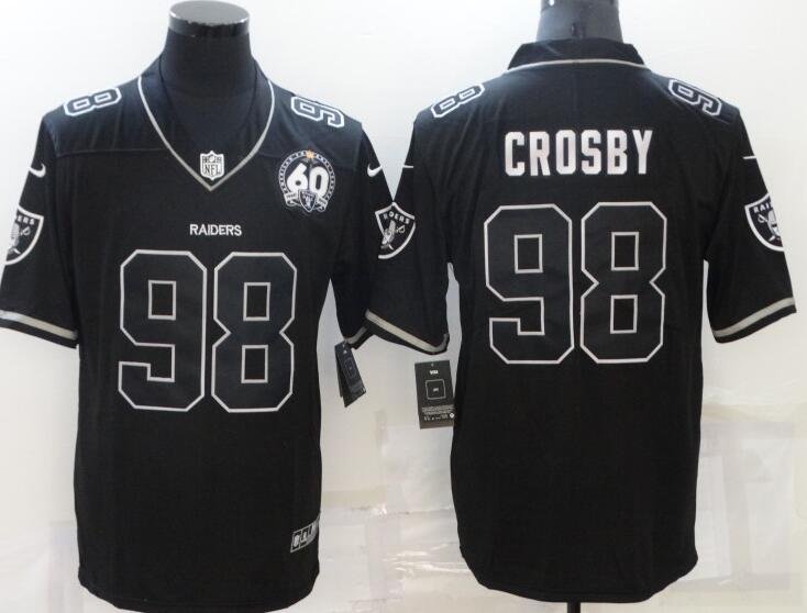 Las Vegas Raiders Maxx Crosby #98 Limited Black Jersey