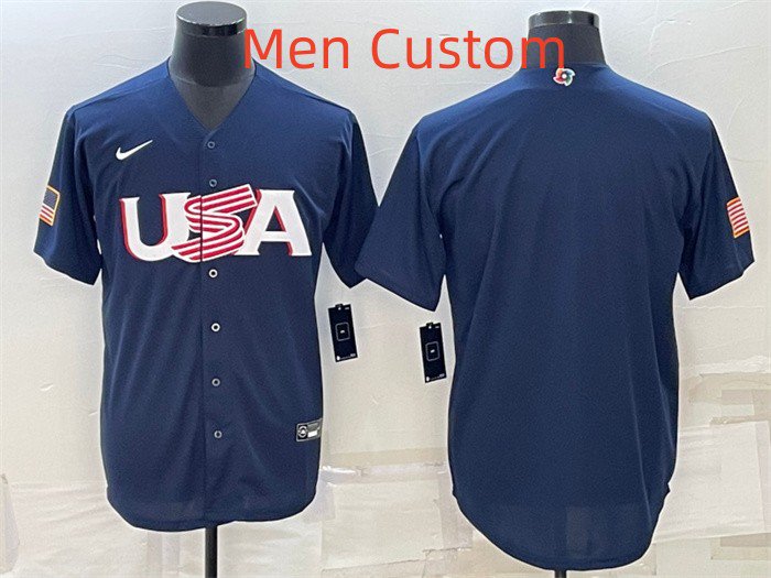 Custom Team USA World Baseball Classic 2023 Jersey – Jerseys and Sneakers