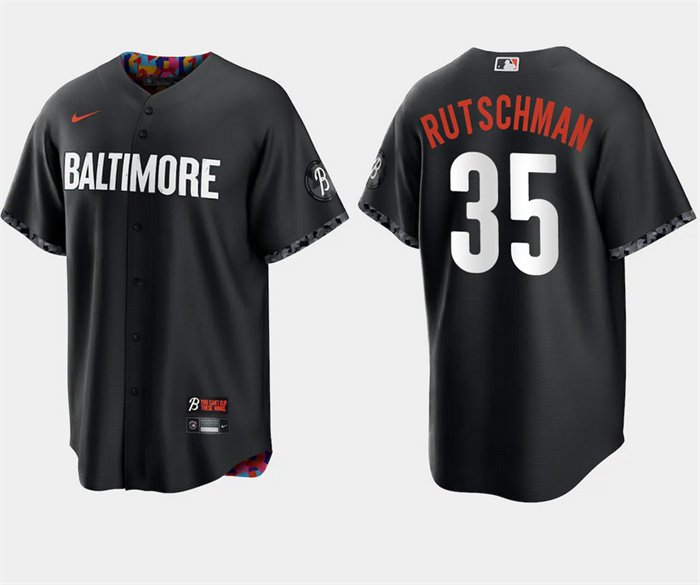 Nike Men's Baltimore Orioles 2023 City Connect Adley Rutschman #35 Cool  Base Jersey