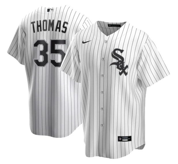 Men's Chicago White Sox - #35 Frank Thomas Flex Base Stitched Jersey