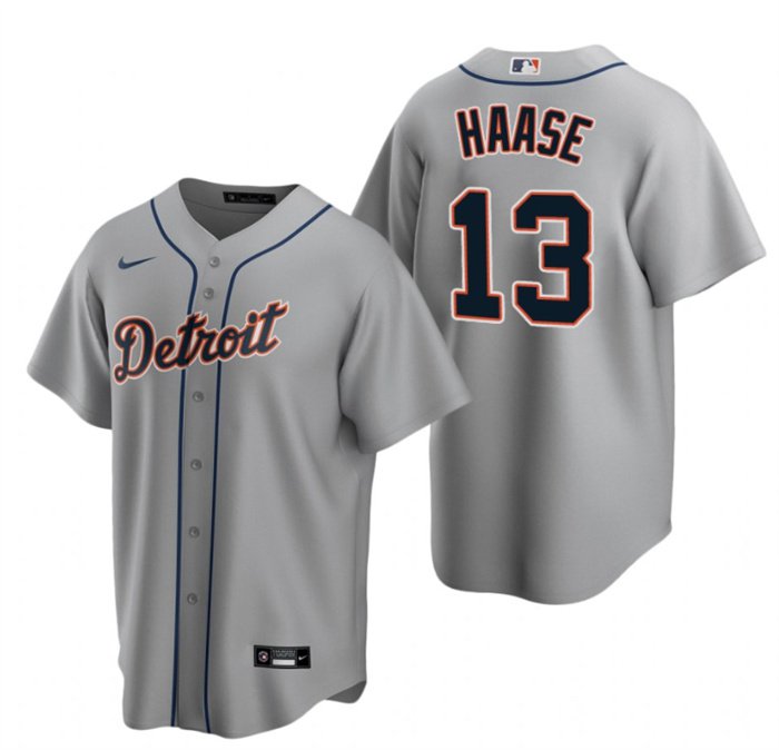 Eric Haase #13 Detroit Tigers Men's Nike Home Replica Jersey by Vintage Detroit Collection