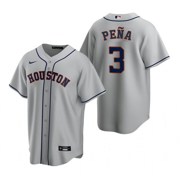 Men's Houston Astros #3 Jeremy Pena White Stitched Flex Base Baseball Jersey