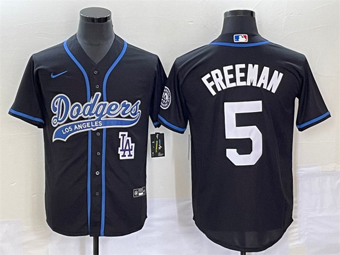 Los Angeles Dodgers - Freddie Freeman #5 FlexBase Men's Stitched Jersey