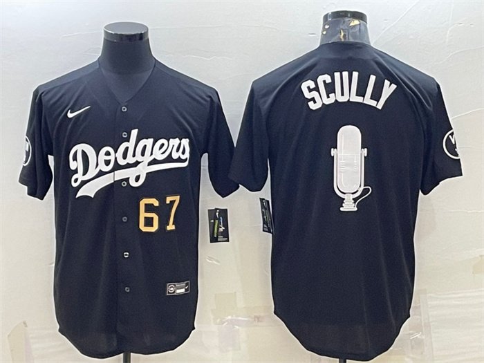 Vin Scully #67 Los Angeles Dodger Jersey (grey)