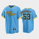 Top-selling Item] 2022-23 City Connect Youth Milwaukee Brewers Freddy  Peralta 51 Freddy Peralta 3D Unisex Jersey - Powder Blue